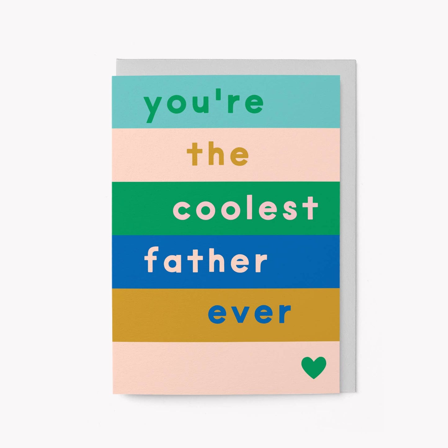The Coolest Father Greeting Card