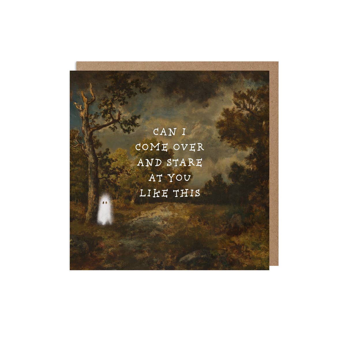 Haunting Crush Greeting Card