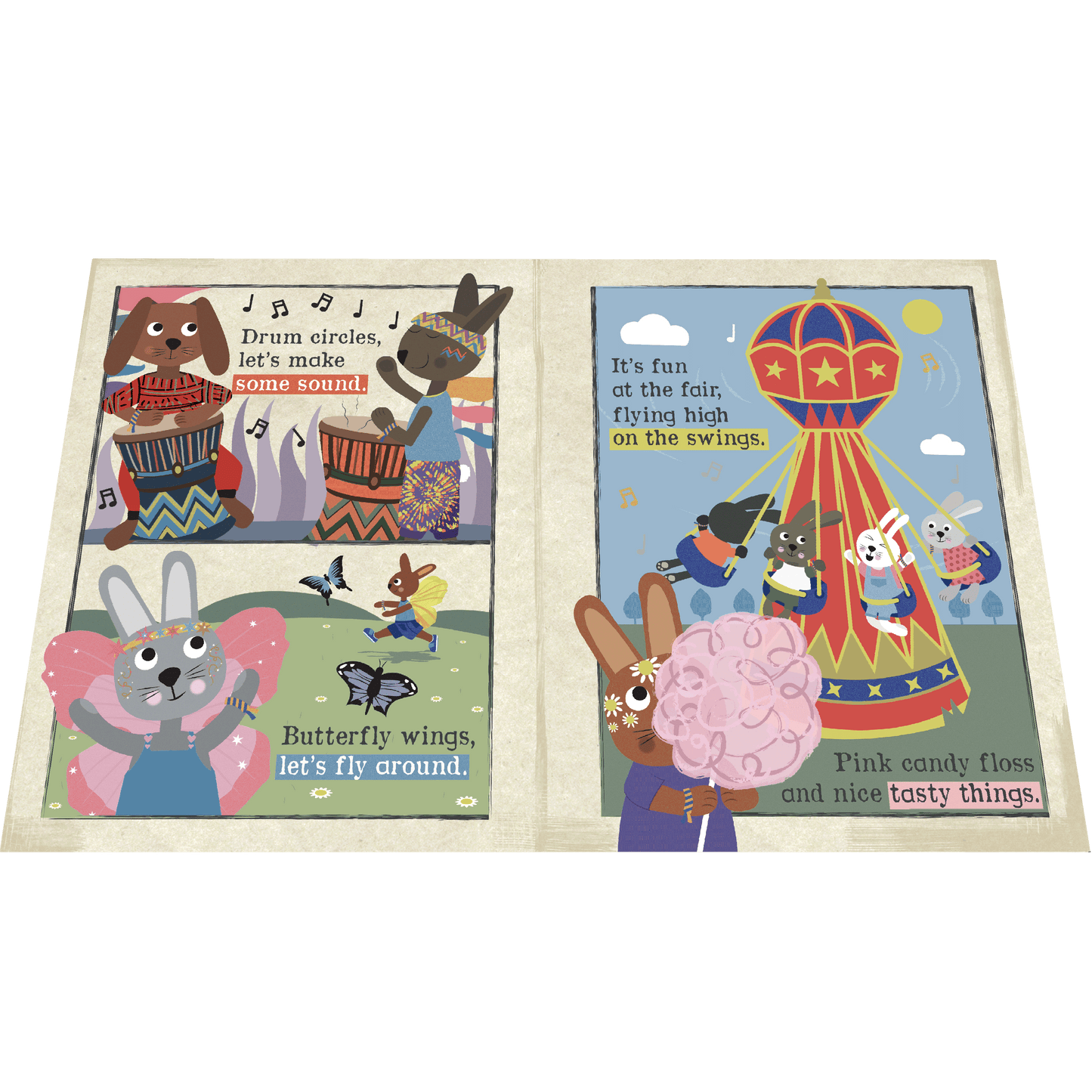 Festival Crinkly Newspaper Cloth Book