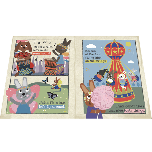 Festival Crinkly Newspaper Cloth Book