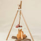 Wooden Camping Playset