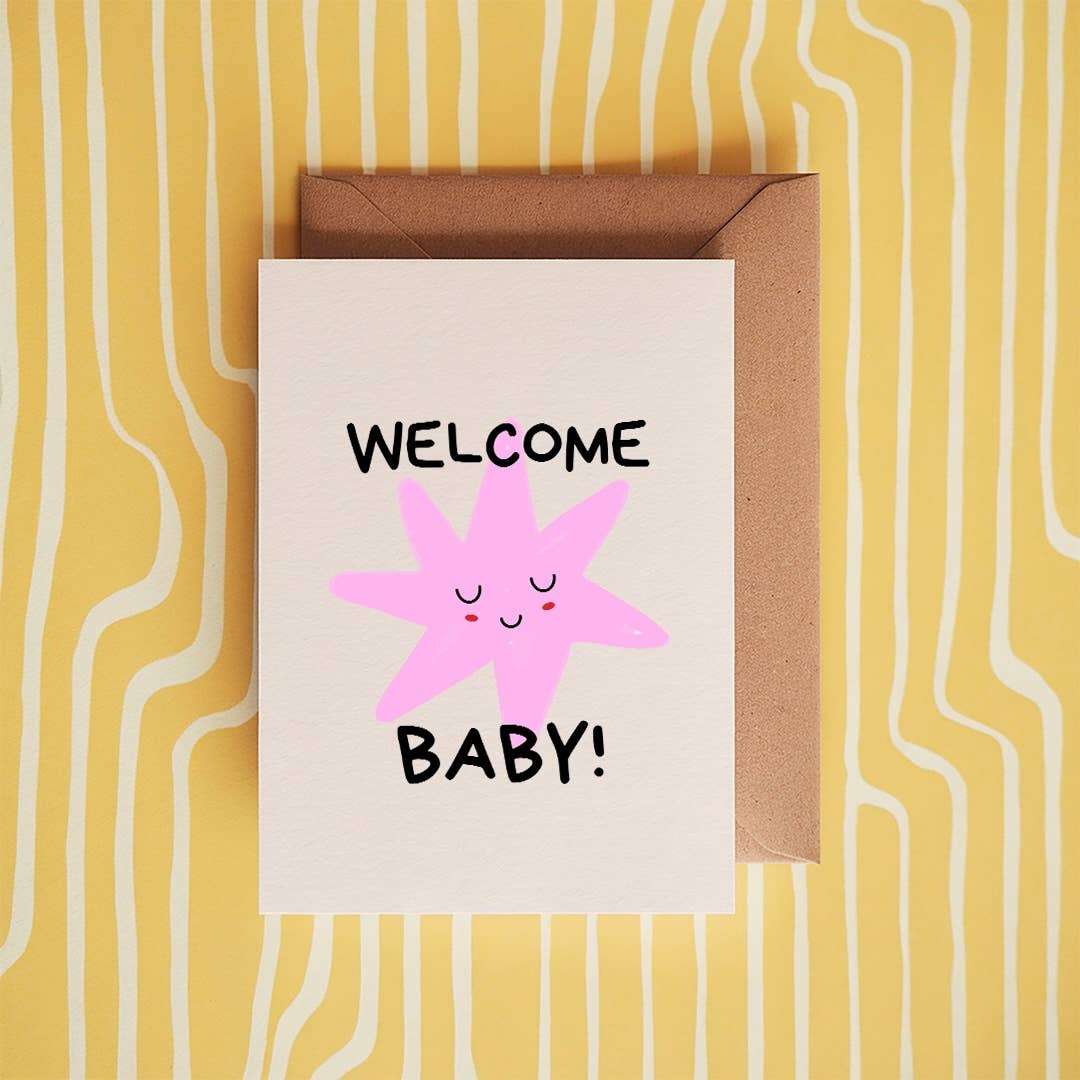 Welcome New Baby Greeting Card