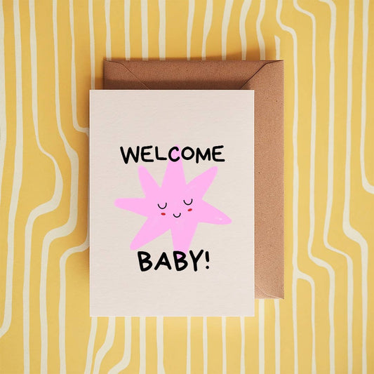 Welcome New Baby Greeting Card