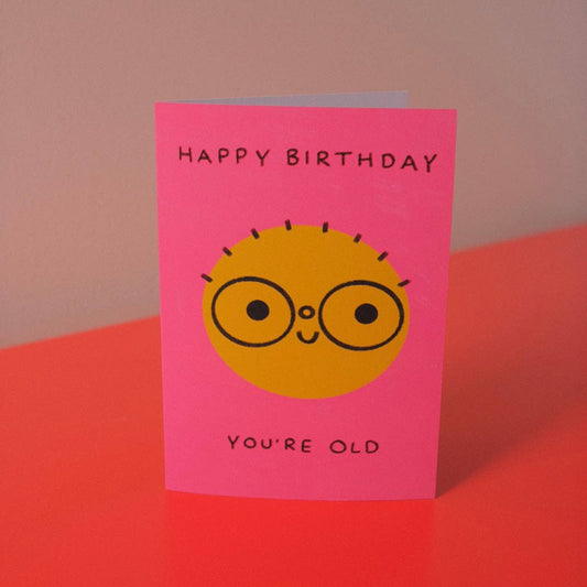 Happy Birthday You're Old Greeting Card