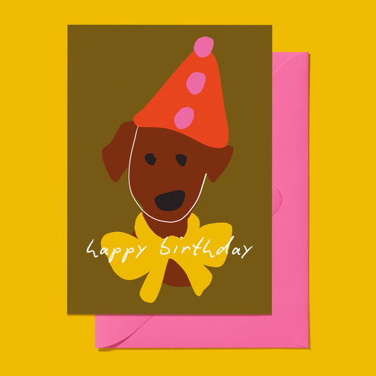 Party Pup Greeting Card