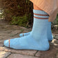 Le Bon Shoppe Powder Blue Extended Boyfriend Socks