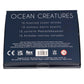 Box back with 'Ocean Creatures' text and product details on a white background