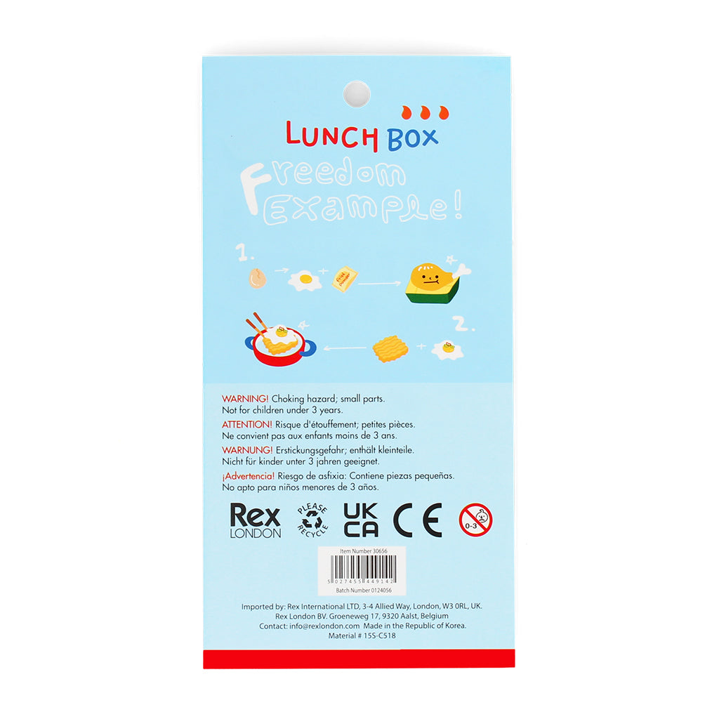 Lunch Box 3D Puffy Stickers