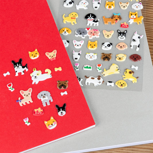 Dogs 3D Puffy Stickers