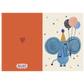 Party Elephant Greeting Card