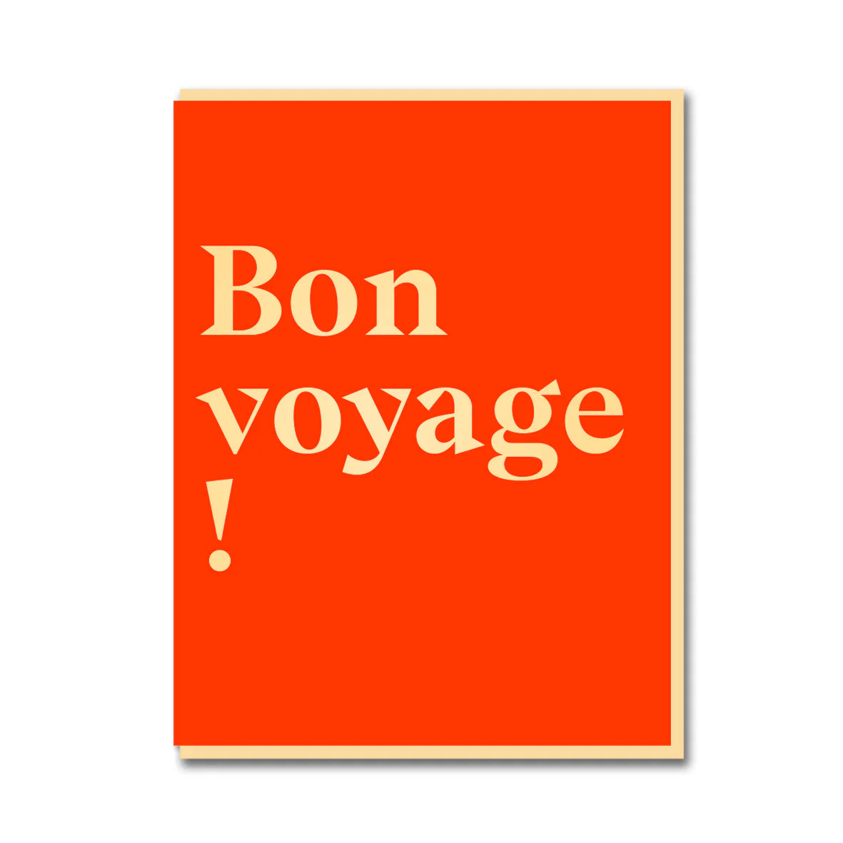 DC French Twist Bon Voyage Greeting Card