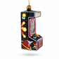 Arcade Game Machine Glass Ornament
