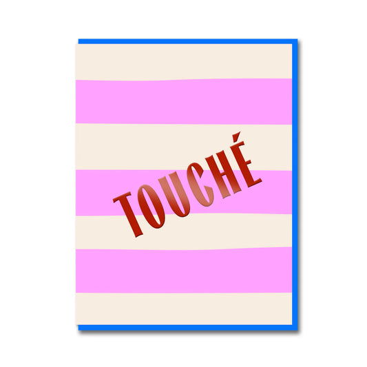 DC French Twist Touché Greeting Card