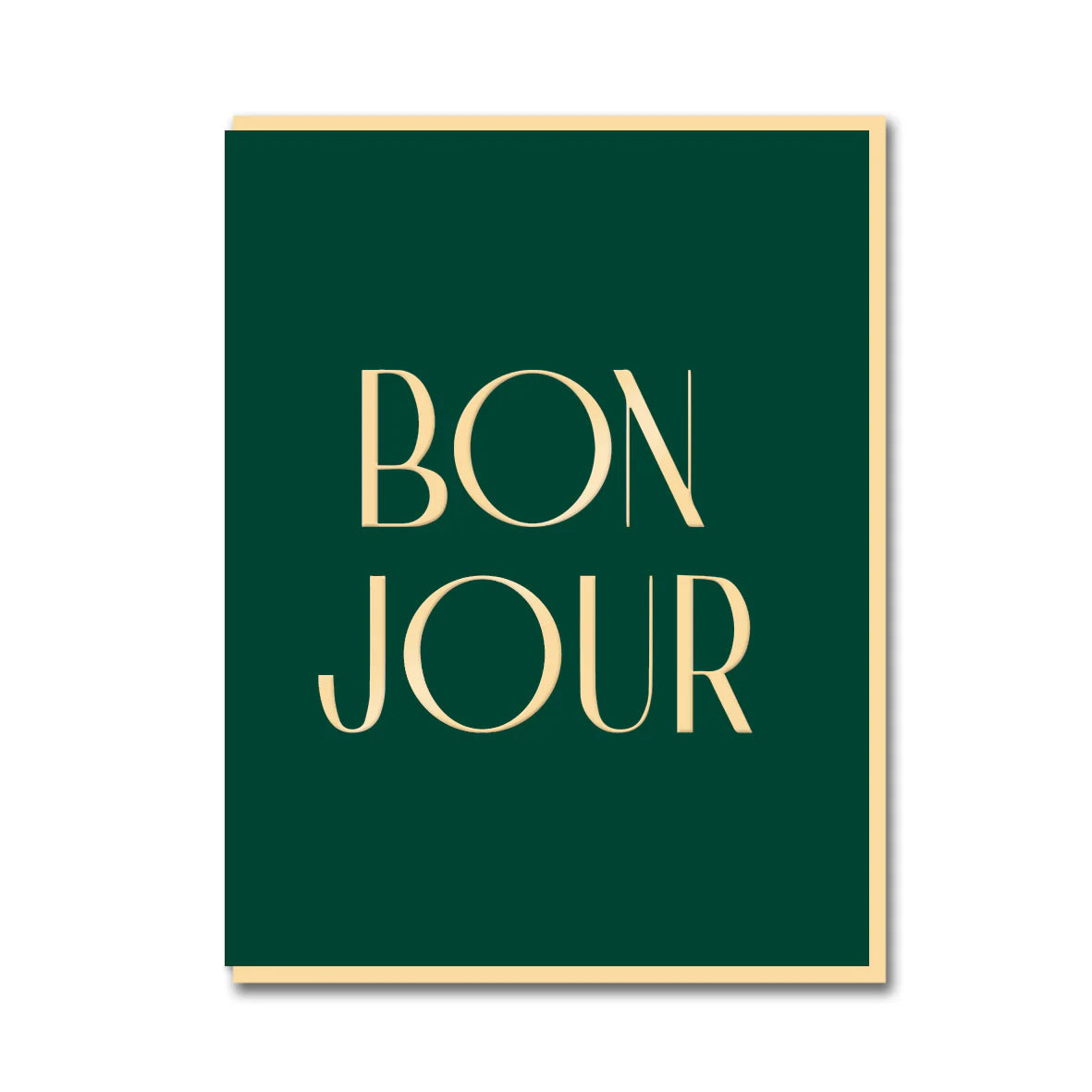 DC French Twist Bonjour Greeting Card