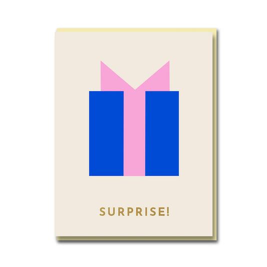 Darling Clementine Sparkle and Spin Surprise Present Greeting Card