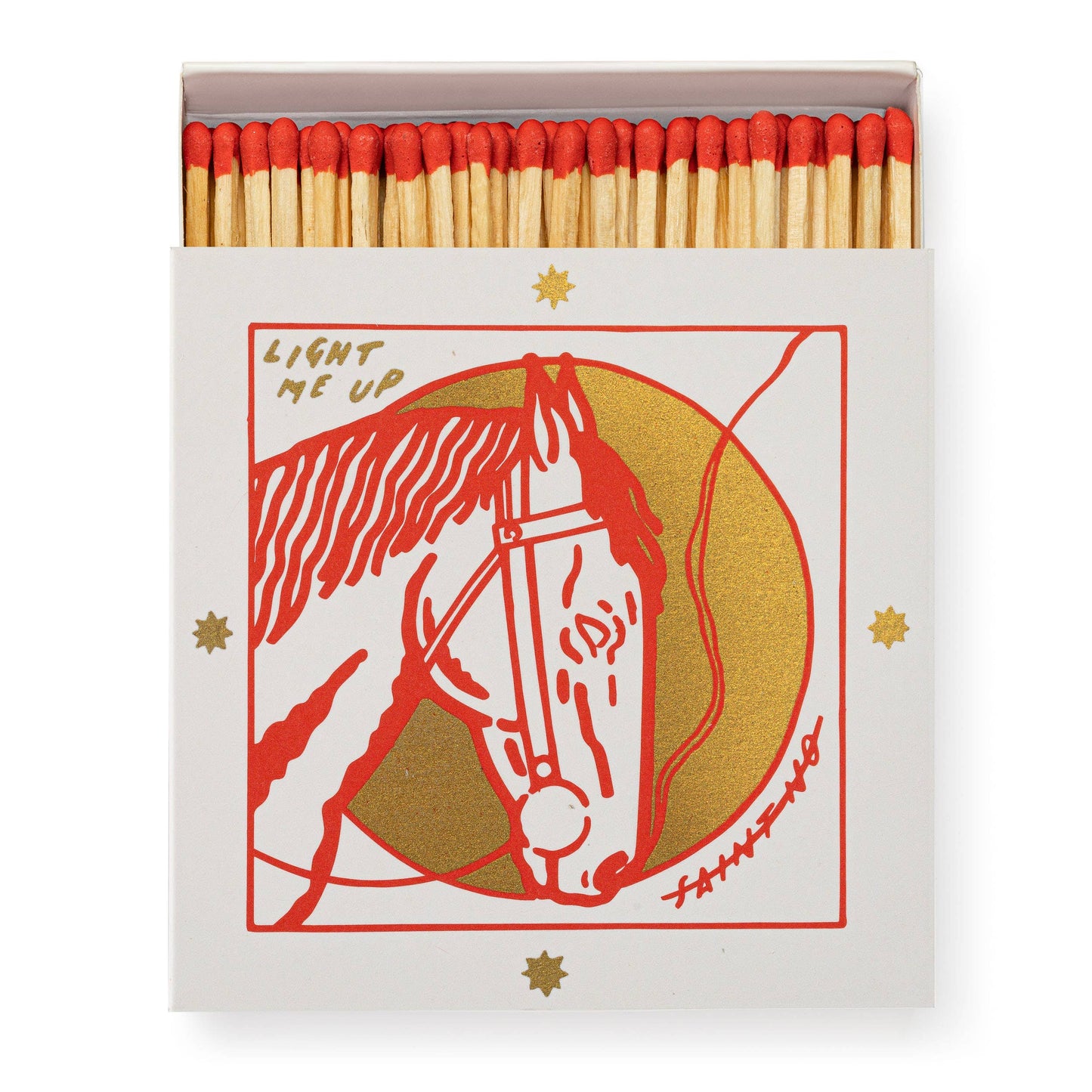 Horse's Head Square Matchbox