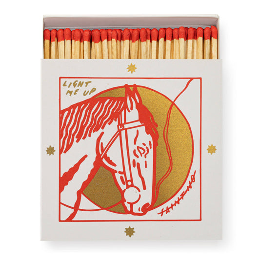 Horse's Head Square Matchbox