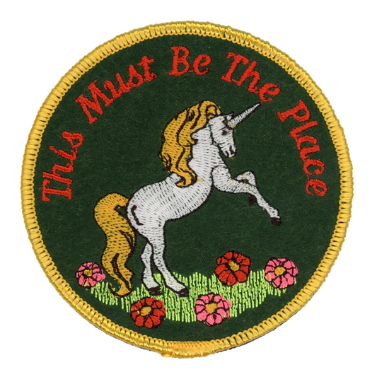 This Must Be The Place Iron On Patch