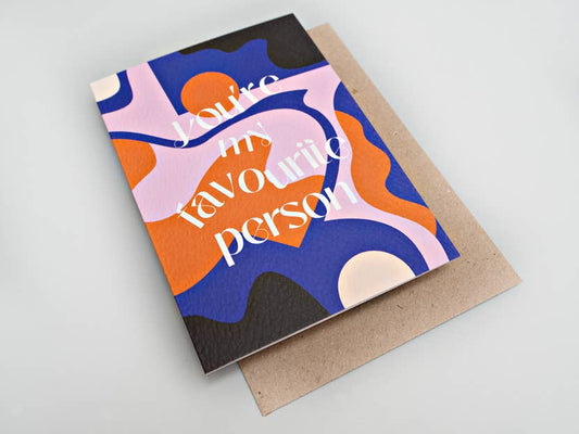 The Completist - Juno Favourite Person Card