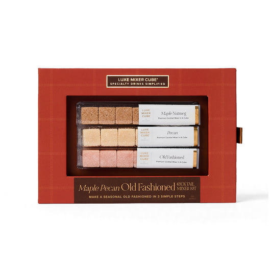 Maple Pecan Old Fashioned Cocktail Cubes