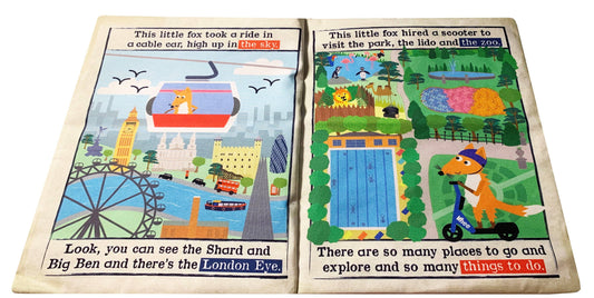 London Crinkly Newspaper Cloth Book