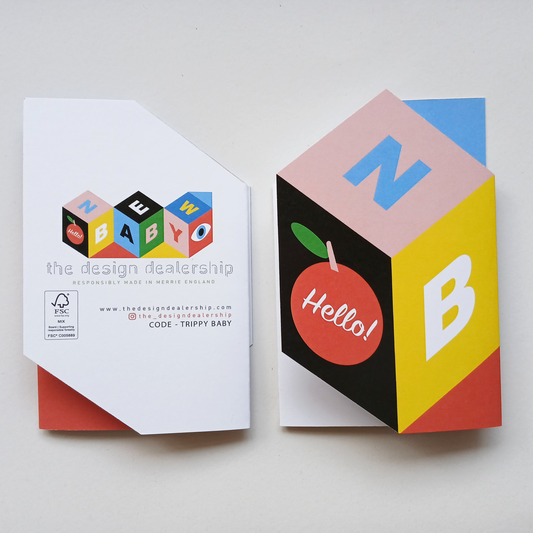 Trippy Baby Greeting Card