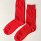 Le Bon Shoppe Poppy Red Modal Eyelet Socks