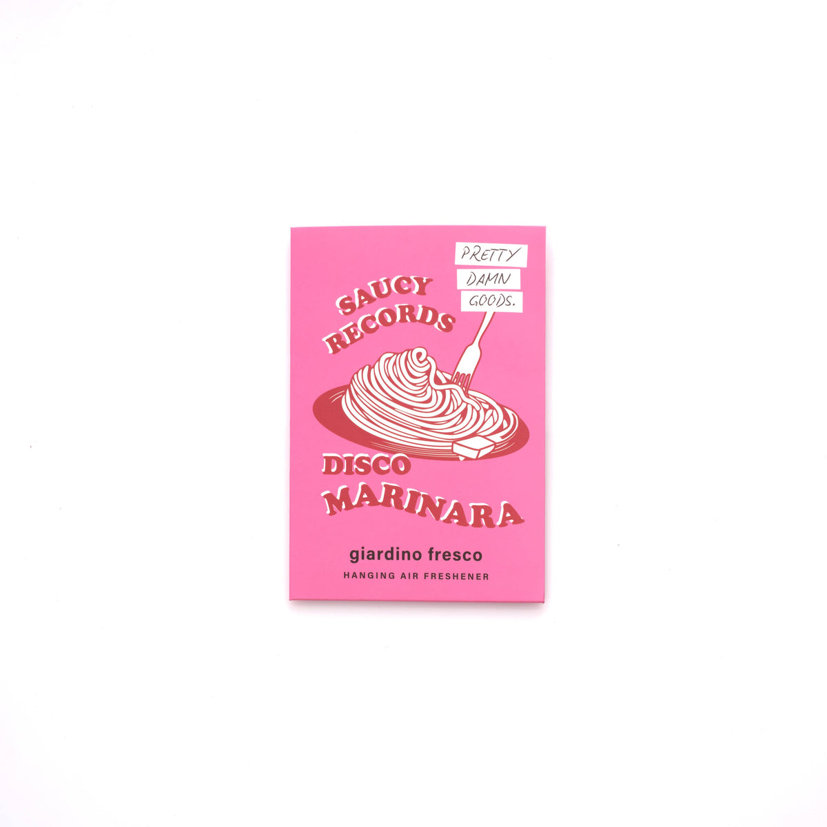 Pink Spaghetti Air Freshener