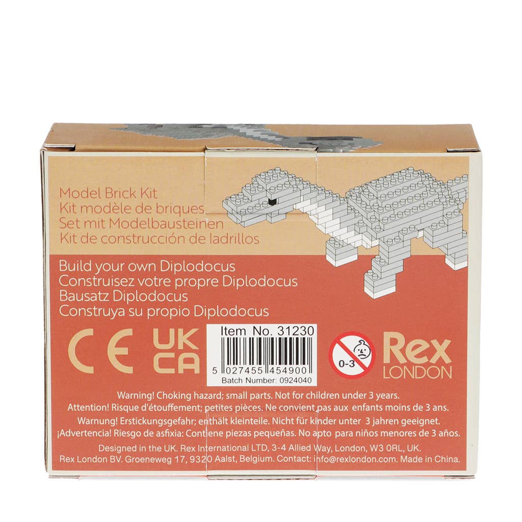 Diplodocus  Build Your Own Dinosaur Model Brick Set
