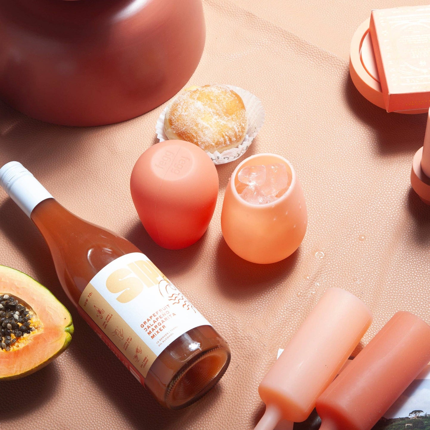 Terra + Peach Fegg Silicone Unbreakable Glasses