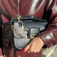 Pigeon Hand-Painted Pigeon Bag Charm + Keychain