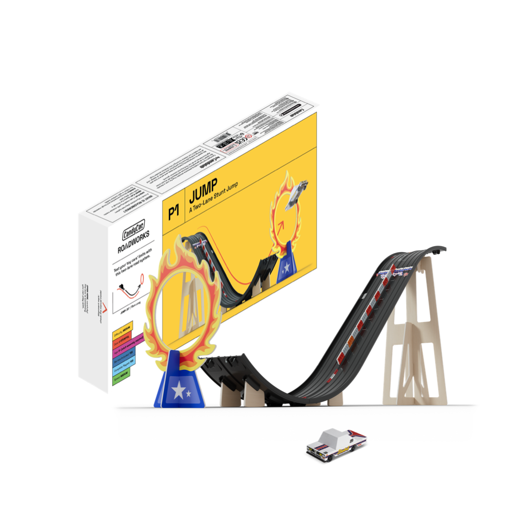 Candylab Candycar Roadworks Jump Playset