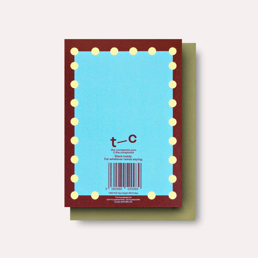 Spotlight Birthday Greeting Card