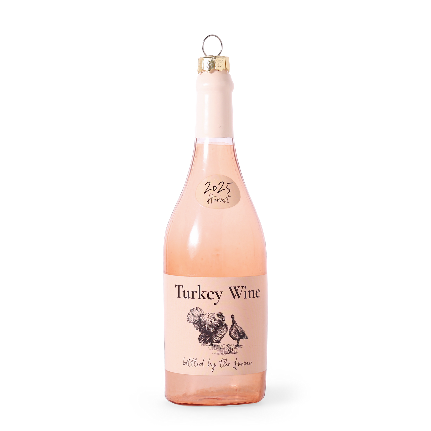 Turkey Wine Glass Decoration