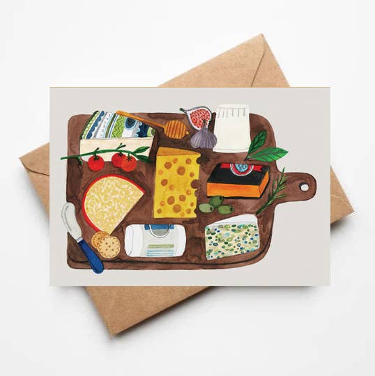 Cheeseboard Greeting Card
