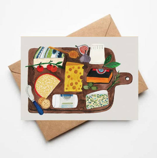 Cheeseboard Greeting Card