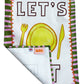 Let's Eat Tea Towel
