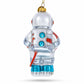 Astronaut Glass Christmas Ornament