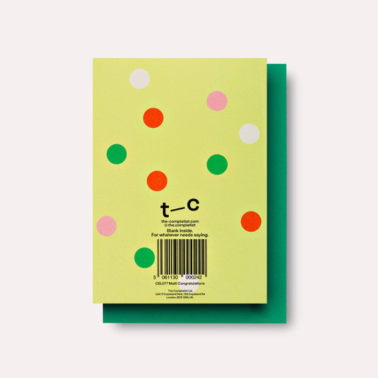 Multi Congratulations Greeting Card