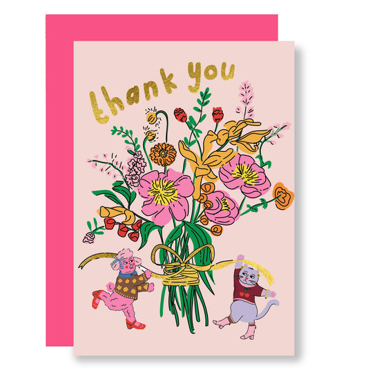 Bunch Of Flowers Greeting Card