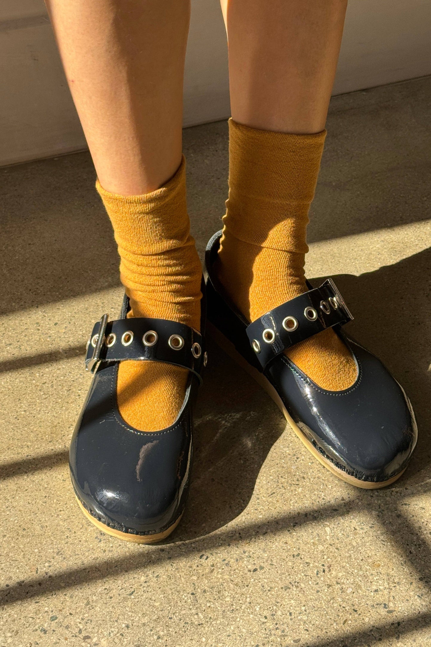 Le Bon Shoppe Goldenrod Breezy Sneaker Socks