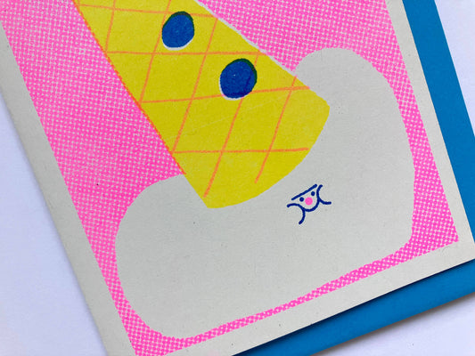 Ice Cream - A6 Riso Greeting Card