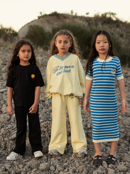 Mini Rodini To The Moon Embroidered Sweatpants