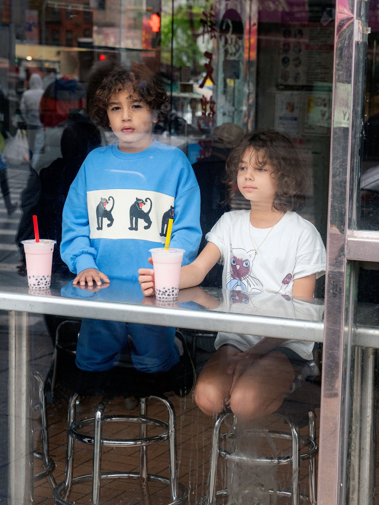 Mini Rodini Panther Panel Sweatshirt