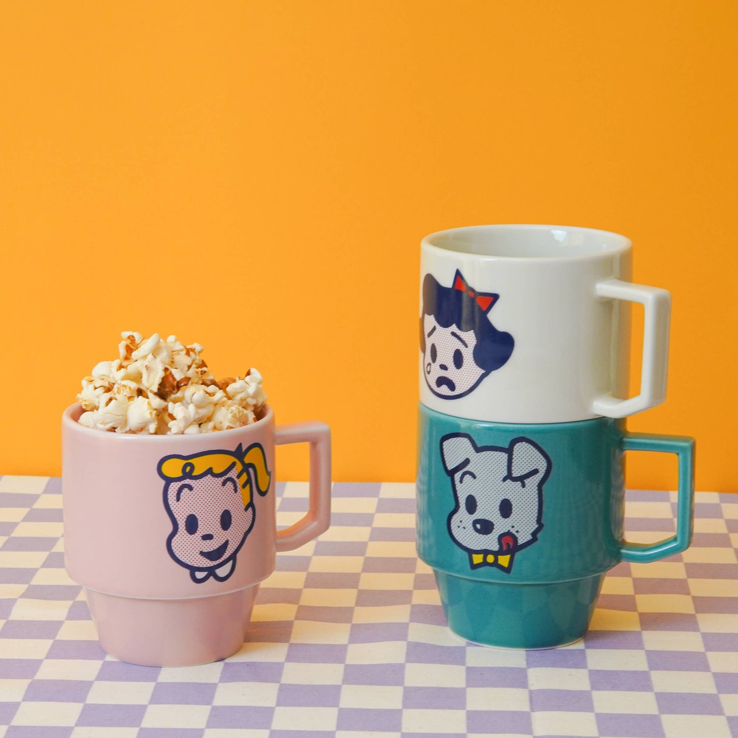 White / Betty Stackable Hasami Mug