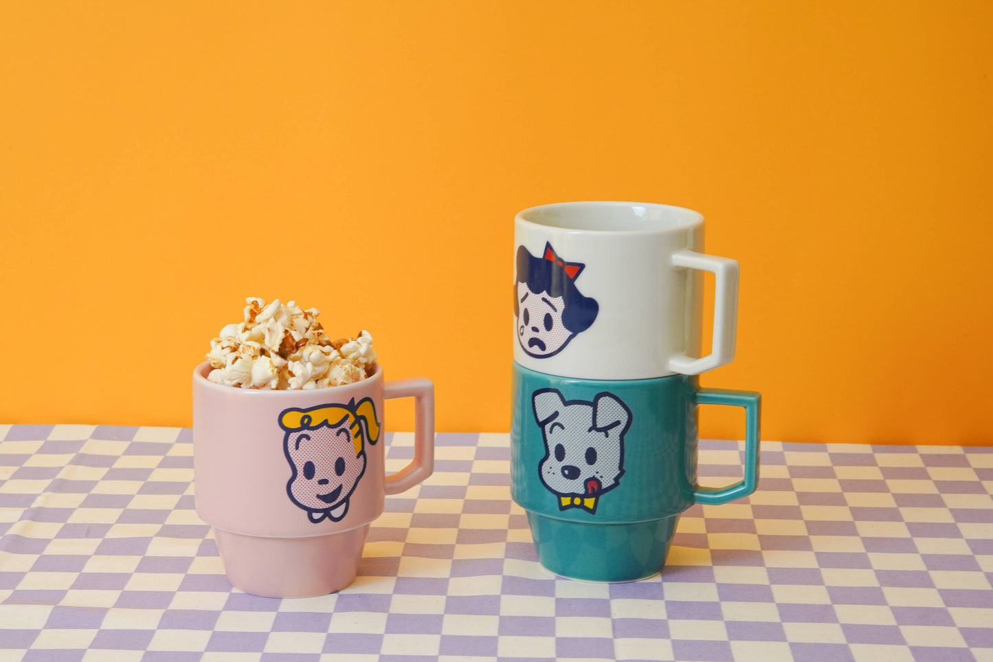 Yellow / Humpty Dumpty Stackable Hasami Mug