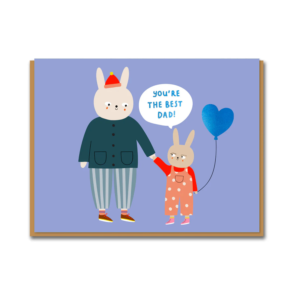 Best Bunny Dad Greeting Card