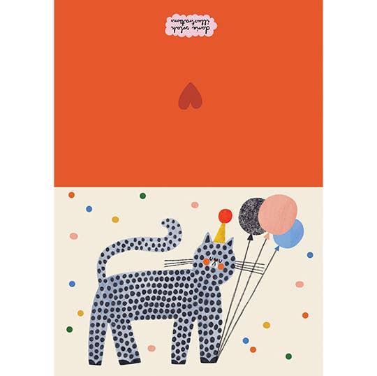 Party Cat Greeting Card