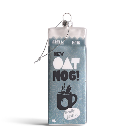 Oat Nog Glass Decoration