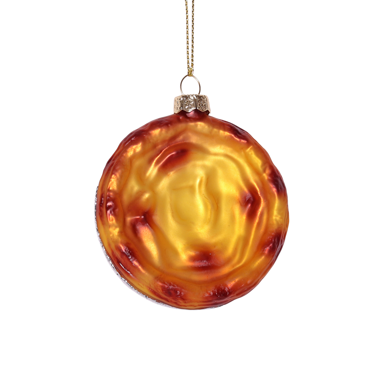 Pastel De Nata Glass Decoration